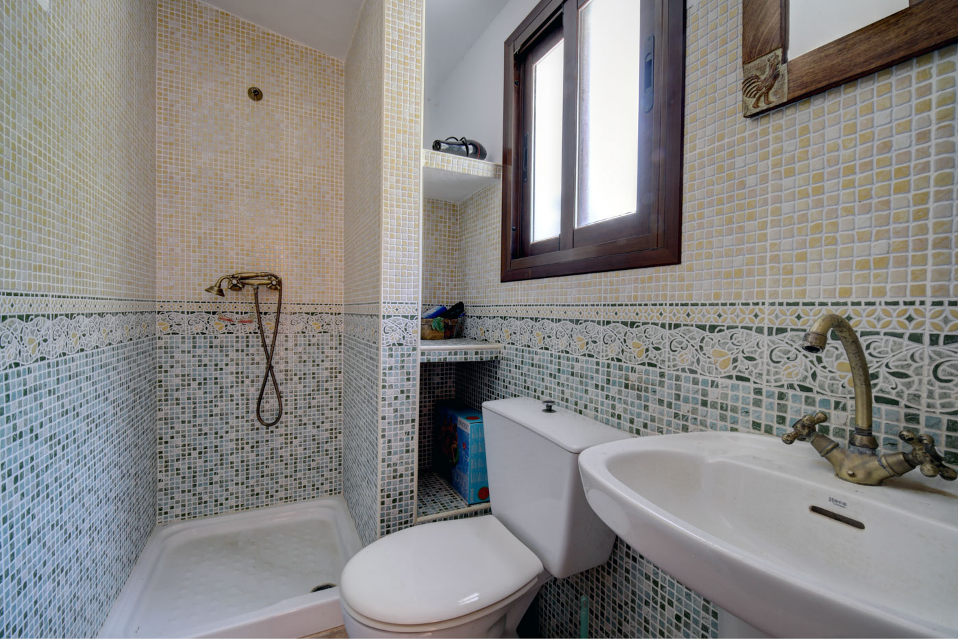 Bathroom with walk-in shower